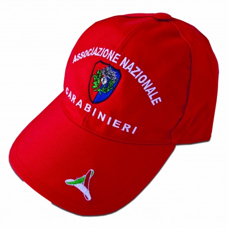 Cappello Rosso Tessuto Tecnico ANC